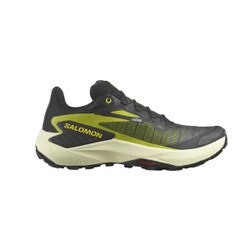 Salomon Genesis Trail Running Shoe Men's in Black Sulphur Spring Transparent Yellow